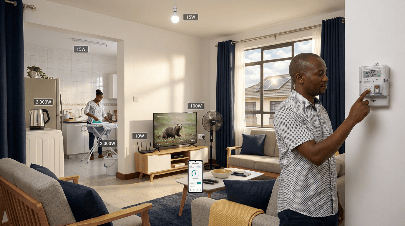 Household Appliances and Their Power Consumption in Kenya